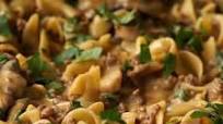 One Skillet Ground Beef Stroganoff Recipe by Tasty One Skillet Ground Beef Stroganoff Recipe by Tasty