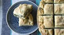 Greek Spinach and Feta Cheese Pie - Spanakopita Greek Spinach and Feta Cheese Pie - Spanakopita