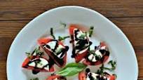 Simple Balsamic Glazed Caprese Salad Simple Balsamic Glazed Caprese Salad