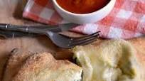 Four-Cheese Spinach Calzones Four-Cheese Spinach Calzones