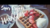 How To make Sour Cream Belgian Waffles How To make Sour Cream Belgian Waffles