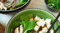 Asian Noodle Soup with Tofu, Greens, & Shiitake Mushrooms Asian Noodle Soup with Tofu, Greens, & Shiitake Mushrooms