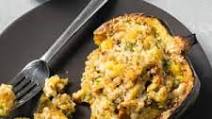 Stuffed Acorn Squash With Barley for Two Stuffed Acorn Squash With Barley for Two
