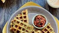 Green Moong Dal Waffles Green Moong Dal Waffles