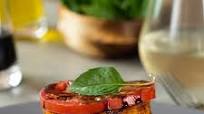 Fried Mozzarella Caprese Salad Fried Mozzarella Caprese Salad