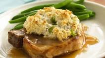 Gravy Pork Chops with Stuffing Biscuits Gravy Pork Chops with Stuffing Biscuits
