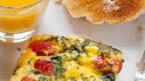 Make-Ahead Frittata Squares with Spinach, Tomatoes, and Feta Make-Ahead Frittata Squares with Spinach, Tomatoes, and Feta
