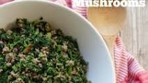 Ground Beef with Kale and Mushrooms Ground Beef with Kale and Mushrooms