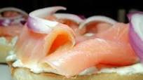 Smoked Salmon and Cream Cheese Open Sandwich for One Smoked Salmon and Cream Cheese Open Sandwich for One
