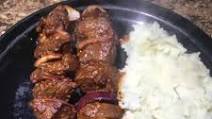 Peruvian Beef Heart Kabobs Peruvian Beef Heart Kabobs
