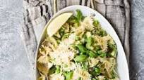 Bowtie Pasta Salad with Peas, Lemon and Basil Bowtie Pasta Salad with Peas, Lemon and Basil