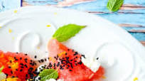 Watermelon And Feta Salad with Mint Watermelon And Feta Salad with Mint