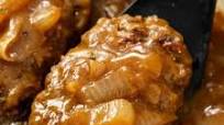 Hamburger Steak (with Onion Gravy!) Hamburger Steak (with Onion Gravy!)
