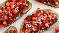 Strawberry Dessert Bruschetta Strawberry Dessert Bruschetta
