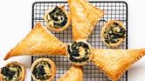Spanakopita triangles and pin wheels Spanakopita triangles and pin wheels