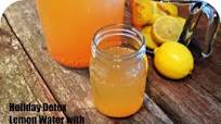 LEMON CAYENNE GINGER DETOX WATER LEMON CAYENNE GINGER DETOX WATER