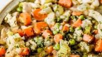 Chicken and Cauliflower Rice Soup Chicken and Cauliflower Rice Soup