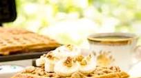 Spiced Banana Nut Waffles Spiced Banana Nut Waffles