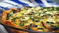 Three Cheese-Vegetable Quiche Three Cheese-Vegetable Quiche