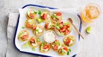 Cheesy Mexican tostada bites Cheesy Mexican tostada bites