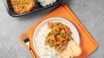 Butter Chicken Rice Bowl with naan dippers Butter Chicken Rice Bowl with naan dippers
