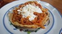 Tostadas de tinga de #Pollo para flojillos Tostadas de tinga de #Pollo para flojillos