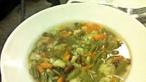 Romano Bean Vegetable Soup (Minestra di Fagiolini Verdi) Romano Bean Vegetable Soup (Minestra di Fagiolini Verdi)
