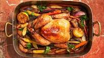 Roast Chicken with Vegetables and Potatoes Roast Chicken with Vegetables and Potatoes