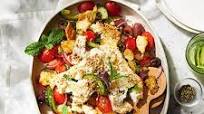 Baked feta Greek salad Baked feta Greek salad