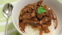 Braised steak and onions Braised steak and onions