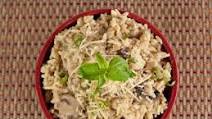Slow Cooker Brown Rice Mushroom Risotto Slow Cooker Brown Rice Mushroom Risotto