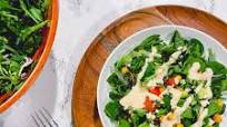 Roasted Chickpea Salad with Hummus Dijon Dressing Roasted Chickpea Salad with Hummus Dijon Dressing