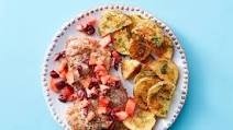 Mediterranean Pork Tenderloin with Lemon-Dill Potatoes Mediterranean Pork Tenderloin with Lemon-Dill Potatoes