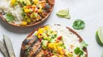 Grilled Cilantro Lime Chicken and Mango Salsa Grilled Cilantro Lime Chicken and Mango Salsa