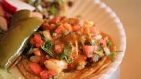 Sinaloa style shrimp tostadas Sinaloa style shrimp tostadas