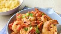 Spicy Shrimp with Creamy Polenta Spicy Shrimp with Creamy Polenta