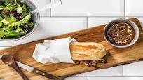French Dip Beef Sandwiches with Onion Gravy and a Green Salad French Dip Beef Sandwiches with Onion Gravy and a Green Salad