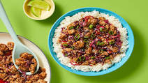 One-Pan Moo Shu Pork Bowls with Cabbage, Scallions & Buttery Rice One-Pan Moo Shu Pork Bowls with Cabbage, Scallions & Buttery Rice