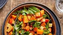 Fall Chopped Salad with Spinach, Butternut Squash, Apples & Cheddar Fall Chopped Salad with Spinach, Butternut Squash, Apples & Cheddar