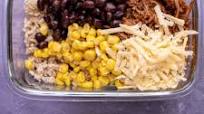Freezer Friendly Pulled Pork Burrito Bowls for Meal Prep Freezer Friendly Pulled Pork Burrito Bowls for Meal Prep