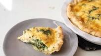 Quiche Florentine with Fontina Cheese Quiche Florentine with Fontina Cheese