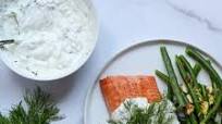Wild Caught Salmon with Dill Tzatziki Wild Caught Salmon with Dill Tzatziki