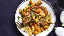 Pork Chops With Sweet Potato & Apples Pork Chops With Sweet Potato & Apples