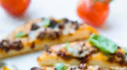 One Hour Sun Dried Tomato, Basil and Mozzarella Focaccia One Hour Sun Dried Tomato, Basil and Mozzarella Focaccia