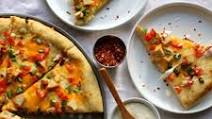 Ranch Chicken Pizza Ranch Chicken Pizza