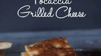 Cheddar and Parmesan Focaccia Grilled Cheese Cheddar and Parmesan Focaccia Grilled Cheese