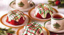 Red Velvet Gingerbread Mini Bundt Cakes Red Velvet Gingerbread Mini Bundt Cakes