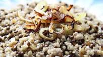 Buckwheat, Bulgur and Black Lentil Mujadara Buckwheat, Bulgur and Black Lentil Mujadara
