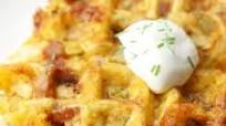 Ham and Cheese Hash Brown Waffles Ham and Cheese Hash Brown Waffles