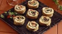 Spinach pinwheels Spinach pinwheels